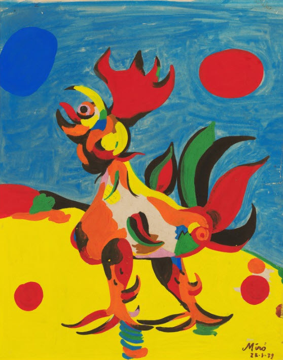 a1 juan miro the rooster